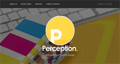 Desktop Screenshot of beperceived.com